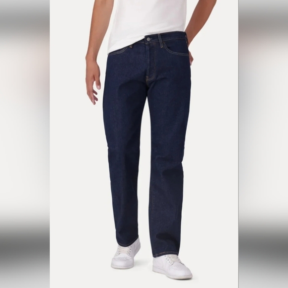 Levi's Other - Levi's 501 Men's Dark Blue Straight Jeans Button Fly Size 32